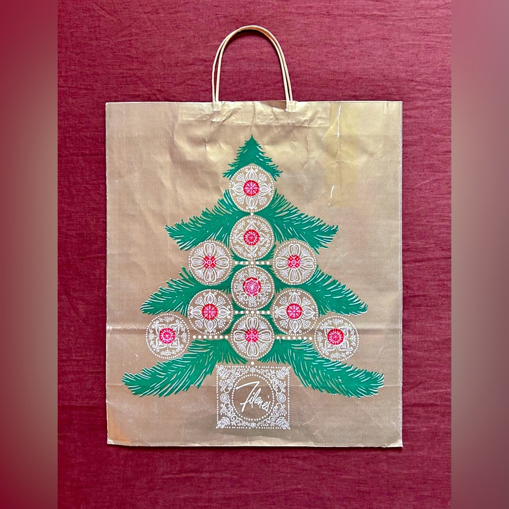 Vintage 1960s Holiday Department Store Bag
